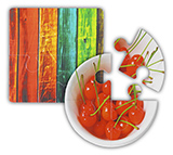 4 Piece Puzzle Coaster