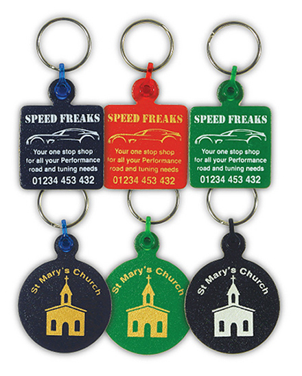 Recycled Leather Keyfobs
